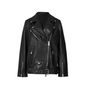 Image of AllSaints AllSaints Billie Biker Jacket Womens - Black