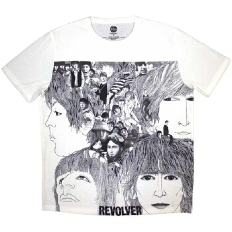 Image of The Beatles The Beatles Men lver T-Shirt in White Size: large White L Male 5063574192019