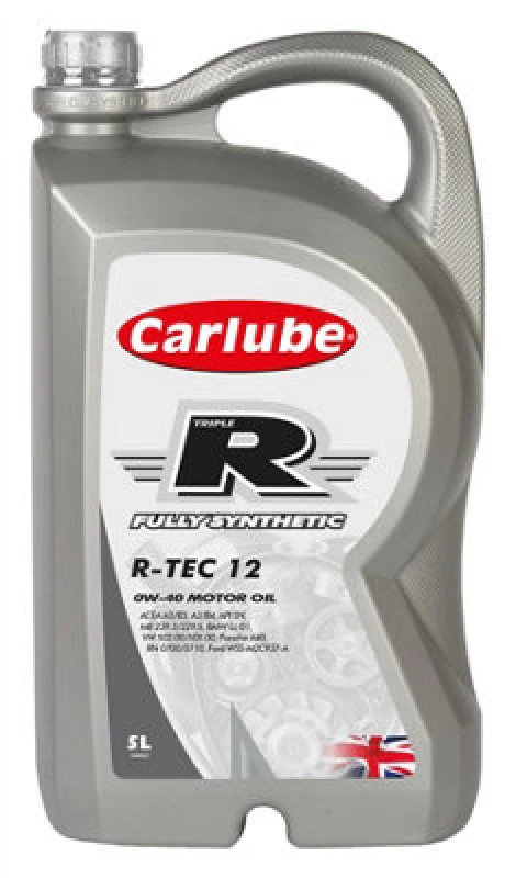 Image of Carlube Engine Oil Triple R 0W40 A3 B3 B4 Fully Synthetic 5 Litres R-Tec 12 5L