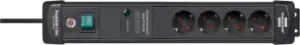 Image of Brennenstuhl 1951140300 power extension 1.8 m 4 AC outlet(s)...