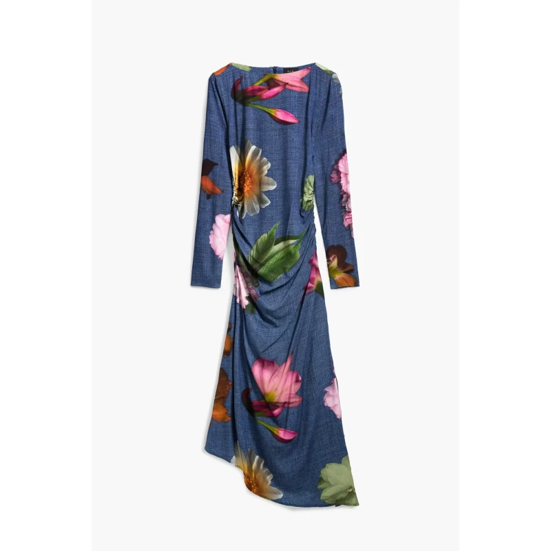 Image of Desigual Womens dress Desigual Roma Bleu Female XS