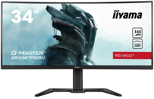 Image of iiyama G-Master 34" GB3467WQSU-B5 Quad HD Curved Gaming LED Monitor