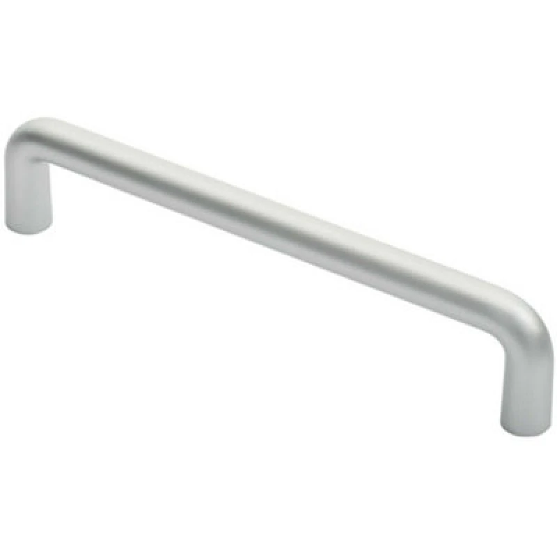 Image of Loops Rounded D Shaped Bar Handle 300mm x 22mm Diameter Satin Anodised Aluminium Multi
