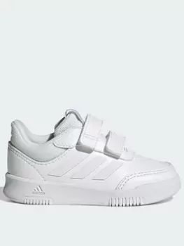 Image of adidas Unisex Infant Tensaur Sport 2.0 Trainers - White/White/White, Size 5 Younger