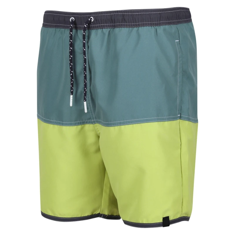 Image of Regatta Benicio Swim Short - SeaPne/GrnAl SeaPne/GrnAl M