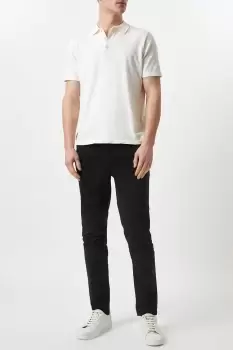 Image of Slim Fit Black Chino Trousers