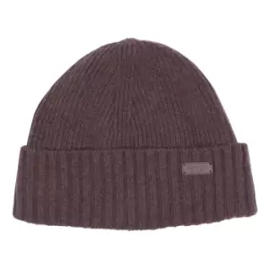 Image of Barbour Mens Carlton Beanie Mid Brown One Size