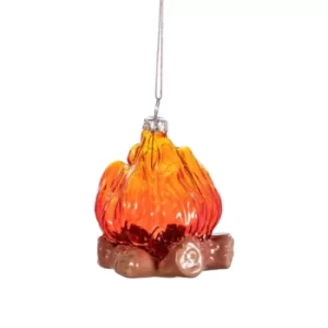 Image of Campfire Shaped Bauble