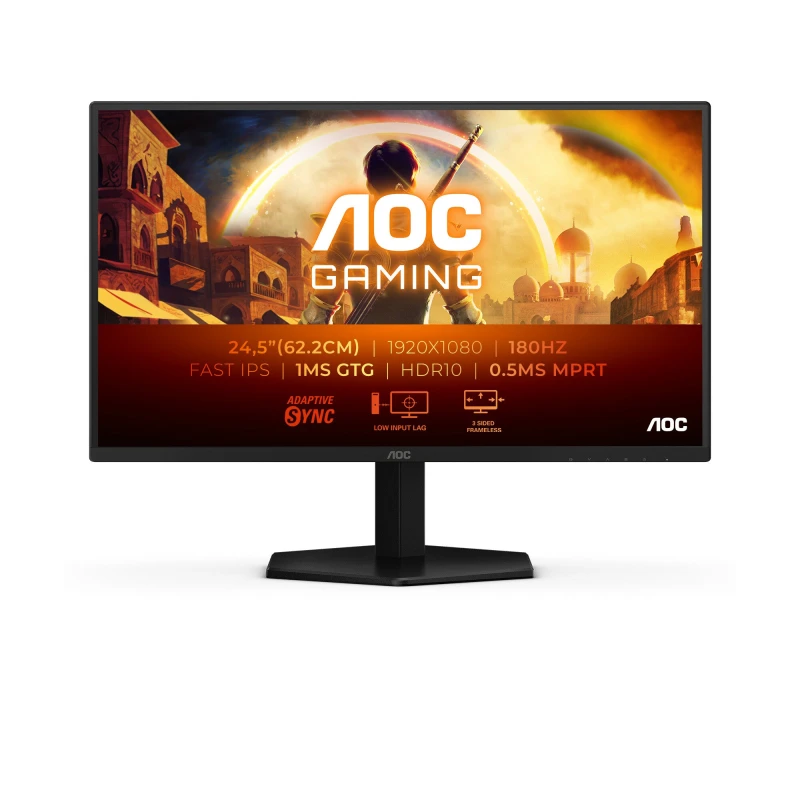 Image of AOC AGON 25G42E 24.5 IPS Full HD 180Hz 1ms Gaming Monitor 25G42E Black