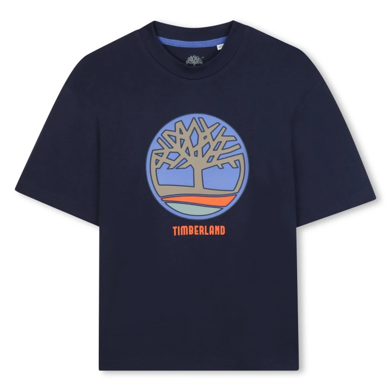 Image of Timberland Kids Timb Large Logo T-Shirt Navy male 12 Years