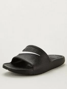 Image of Nike Childrens Kawa Shower Slider - Black/White, Size 1.5