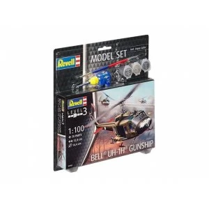 Image of Bell UH-1H Gunship 1:100 Revell Model Set
