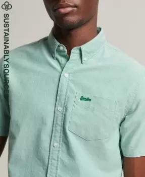 Image of Superdry Organic Cotton Vintage Oxford Short Sleeve Shirt