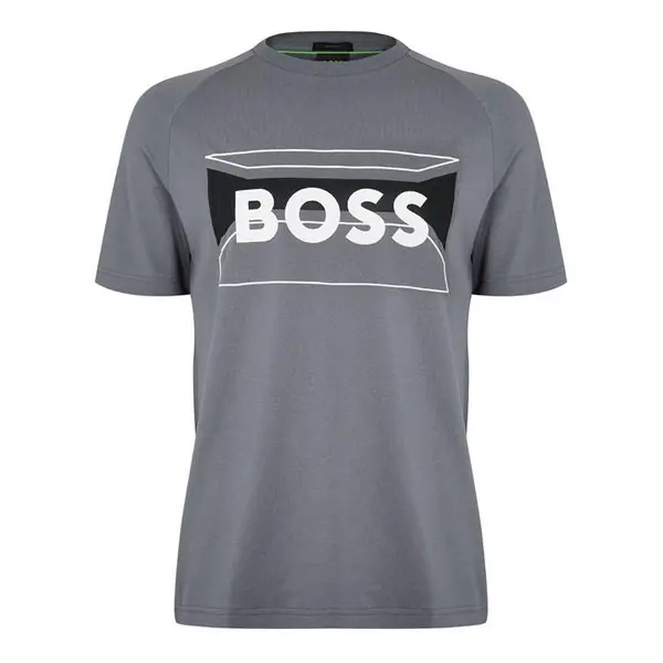 Image of Boss Boss Tee 2 10259641 01 Regular Fit T-Shirts Small Black 62797603350