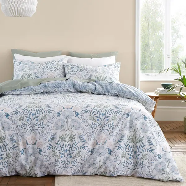 Image of Bianca Bianca Hedgerow Hopper Duvet Set Blue KING PO51303