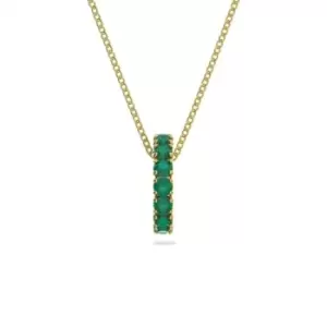 Image of Exalta pendant, Green, Gold-tone Plated 5644308