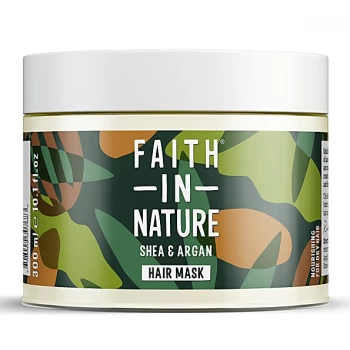 Image of Faith in Nature Shea & Argan Nourishing Hair Mask