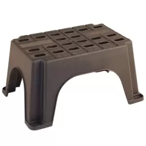Image of Heavy-duty plastic safety step - 365mm deep tread