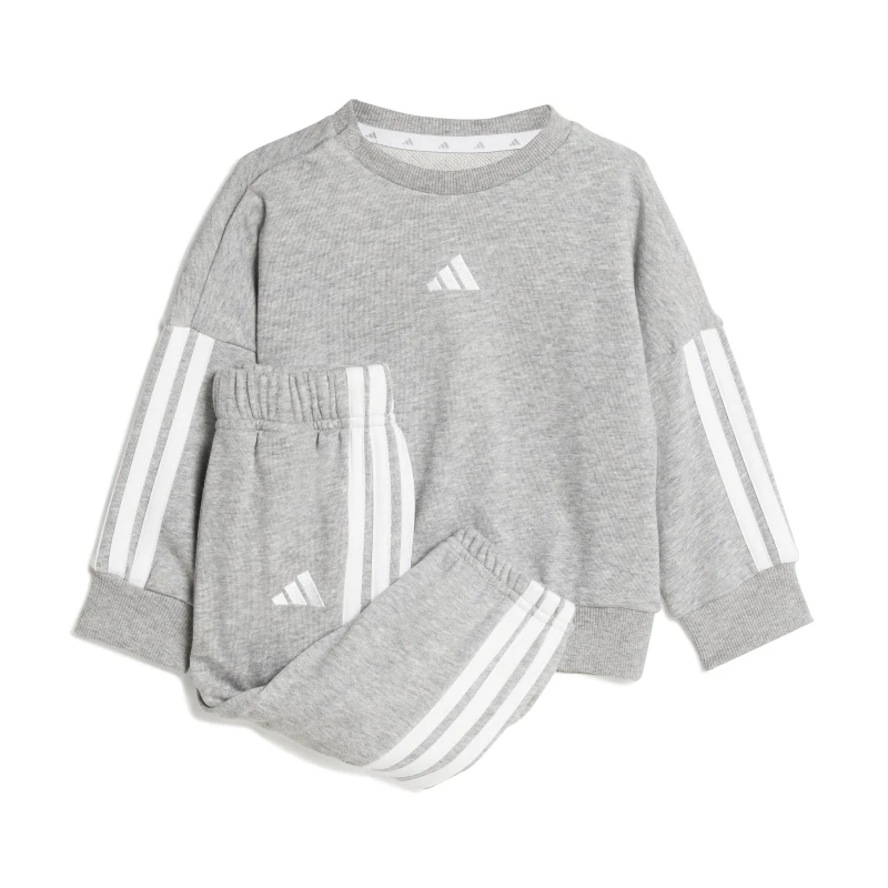 Image of adidas Infants BOS Jog French Terry Set Grey/White unisex 3-6 Months