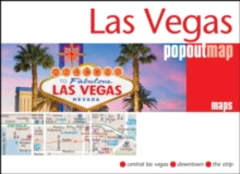 Image of Las Vegas PopOut Map : Pocket size pop up city map of Las Vegas Sheet map, folded