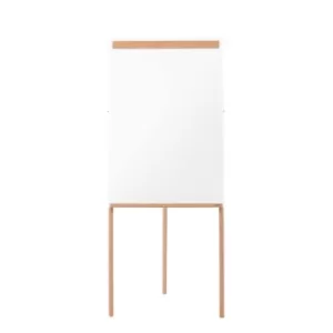 Image of Giro Flipchart Tripod Easel, with a dry wipe magnetic surface, 75 x 106 cm
