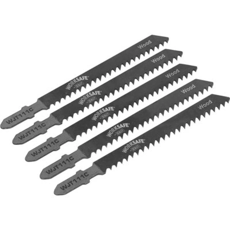 Image of Loops 5 PACK 75mm Chrome Vanadium Steel Jigsaw Blade - 9 TPI - Side Set Teeth - Wood Metallics