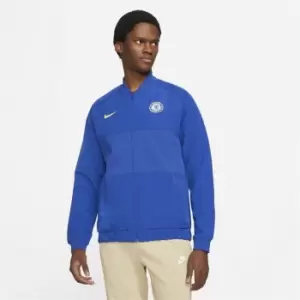 Image of Nike Chelsea Anthem Jacket 2021 2022 - Blue