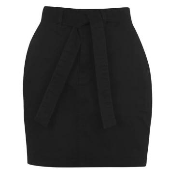 Image of SoulCal Belted Skirt Ladies - Black