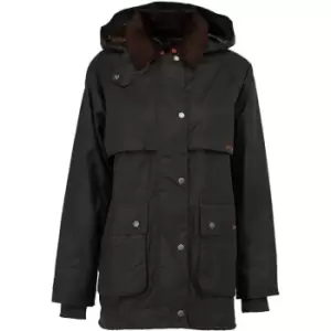 Image of Barbour X Brompton Barbour x Brompton Bromdale Wax Jacket Womens - Green