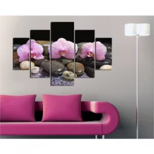 Image of ST166 Multicolor Decorative MDF Painting (5 Pieces)