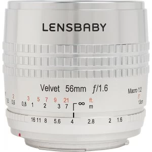 Image of Lensbaby Velvet 56 SE 56mm f/1.6 Lens for Canon EF
