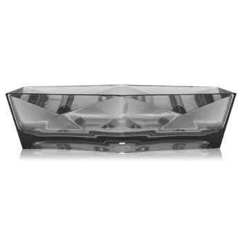 Image of Biba Biba Soap Dish - Faceted Grey