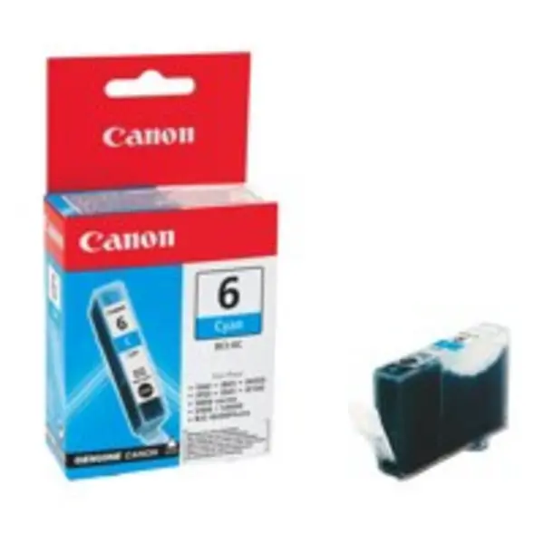 Image of Canon BCI6C Cyan Standard Capacity Ink Cartridge 13ml - 4706A002 CABCI6C
