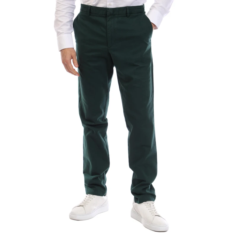 Image of Boss Mens Kaito Slim Fit Chinos Trousers Chinos 36 (46) Green 51863116365