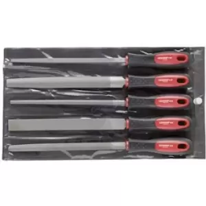 Image of Gedore RED 3301597 File set 3-edge + 4-sided + flat + + half-round 5-part