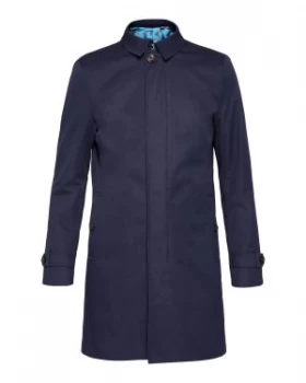 Image of Ted Baker Mens Flinty Plain Mac Blue