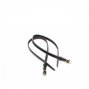 Image of Shires Leather Spur Strap Adults - Black