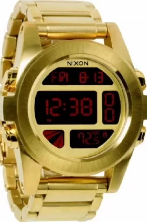 Image of Mens Nixon The Unit SS Alarm Watch A360-502