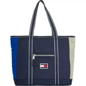 Image of Tommy Jeans Tjm College Varsity Tote - Blue