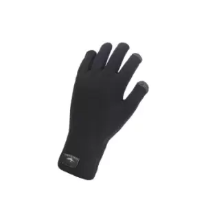 Image of Sealskinz Waterproof All Weather Ultra Grip Knitted Glove - Black