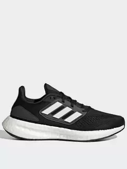 Image of adidas Pureboost 22 - Black/White, Size 7, Women