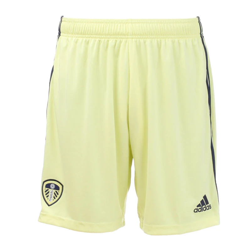 Image of adidas Leeds Away Shorts 2023 2024 Adults - Yellow Yellow XS