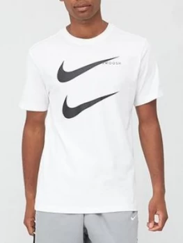 Image of Nike Swoosh T-Shirt - White
