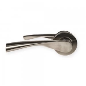 Image of LocksOnline Vecta Stainless Steel Door Lever on Rose