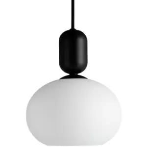 Image of Nordlux Notti Dome Pendant Ceiling Light Black, E27