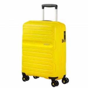 Image of American Tourister Sunside Spinner Cabin Sunshine Yellow Suitcase