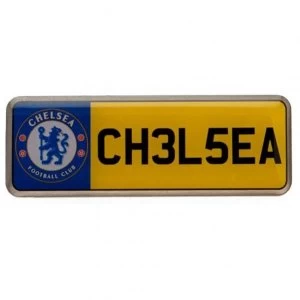 Image of Chelsea FC Number Plate Badge