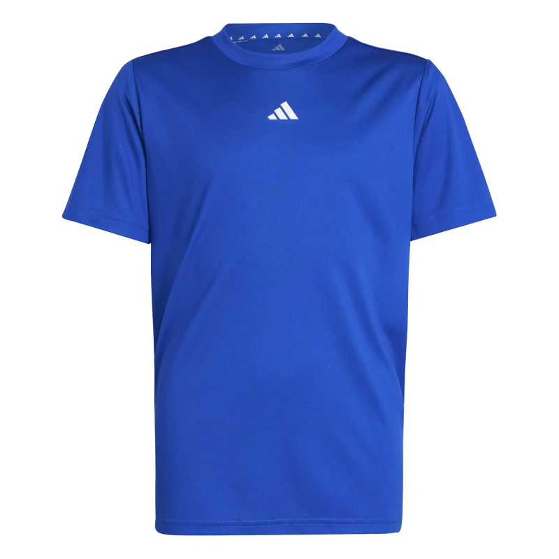 Image of adidas Train Essentials Logo T-Shirt Juniors - Blue Blue 13 - 14 Years
