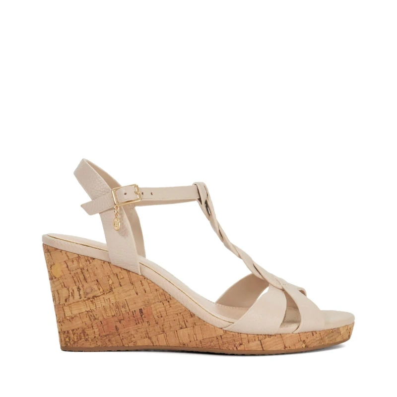 Image of Dune London Koala Heels Ecru female 7 (40)