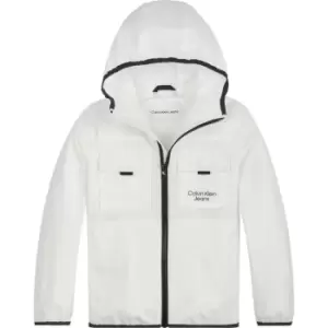 Image of Calvin Klein Jeans Solar Light Technical Jacket - White